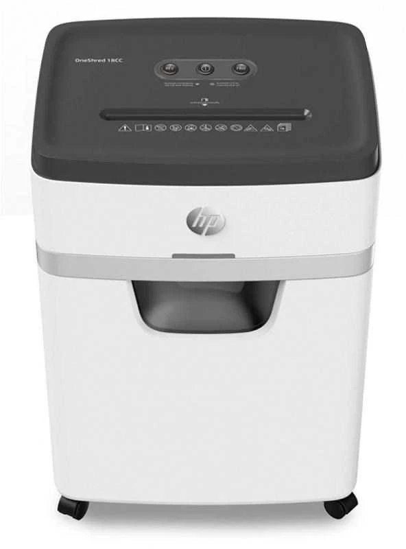 Popieriaus Smulkintuvas - HP ONESHRED 18CC, P-4, 18 Lapų, 25L, Šviesiai Pilka