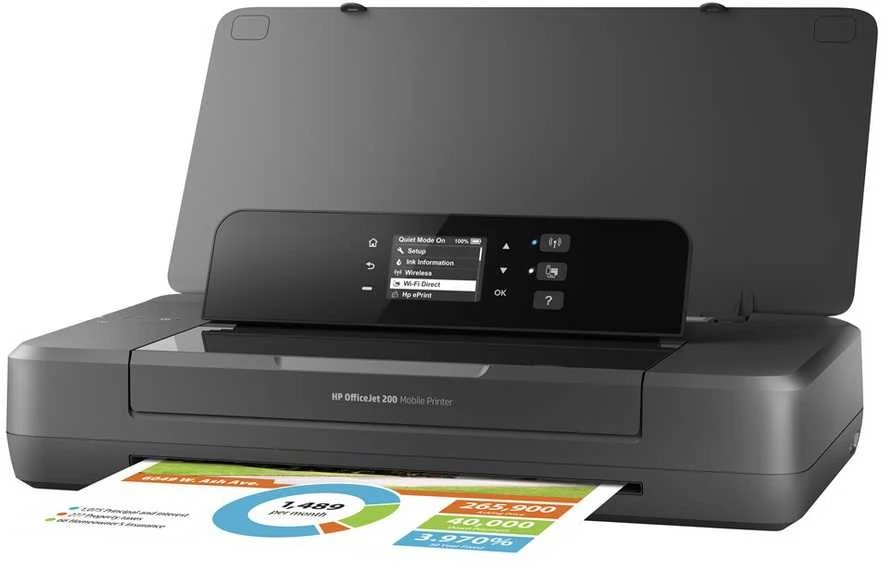 Hewlett Packard (HP) Spausdintuvas rašalinis HP OfficeJet 200 Mobile Spausdintuvas (CZ993A)
