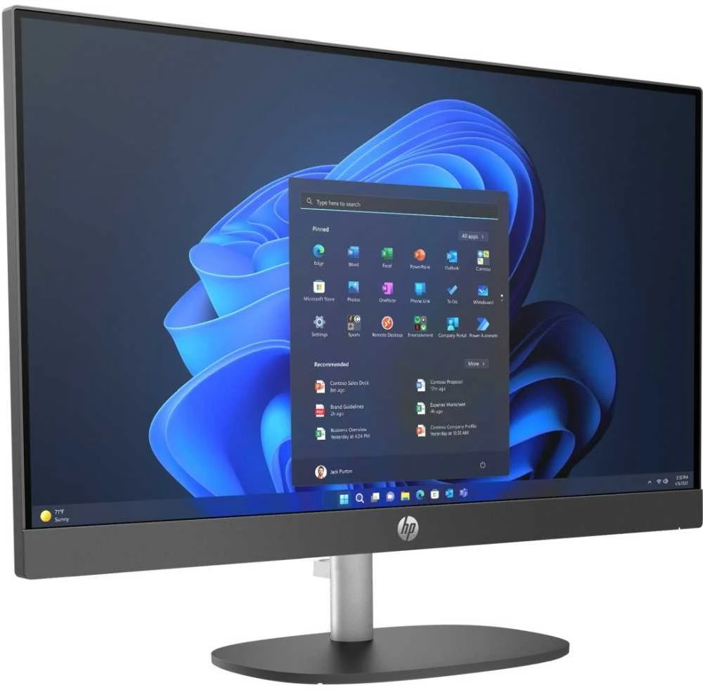 Hewlett Packard (HP) Stacionarus Kompiuteris - HP Pro 240 G10 Su Intel Core I5, 16 GB DDR4, 512 GB SSD, Windows 11 Pro, Baltas, Juodas