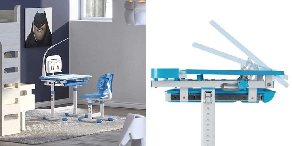 Hismart Reguliuojamo aukščio stalas su kėde