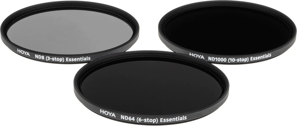 Hoya Filters Fotoaparato Objektyvo Filtras - Hoya ND Essentials 49 mm Filtrų Rinkinys, ND8, ND64, ND1000