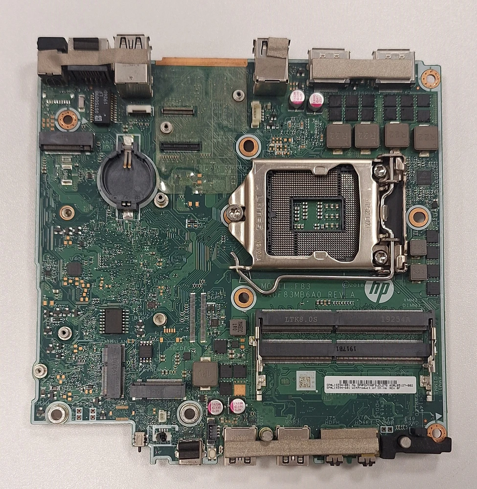 HP EliteDesk 800 G4 Mini pagrindinė plokštė DA0F83MB6A0 (F83) Intel 8-osios kartos (Coffee Lake) 65W | Atnaujinta