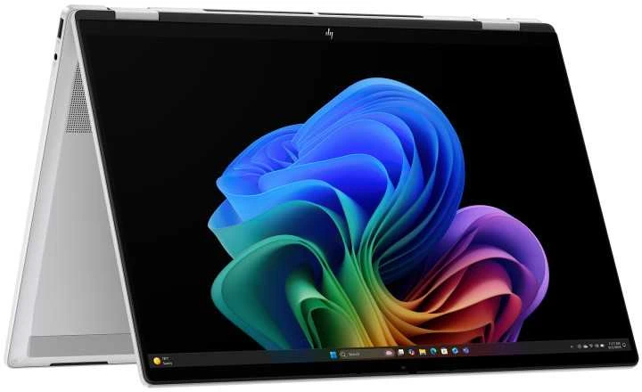 HP OmniBook X Flip 16, atlenktas 360 laipsnių kampu