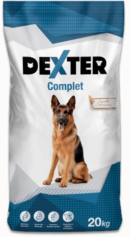 DEXTER Kompleksas didelių veislių šunims - sausas maistas - 20kg