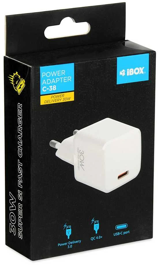 IBOX C-38 USB-C įkroviklis PD30W