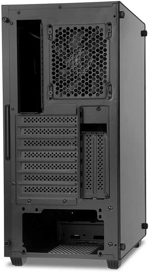 Kompiuterio Korpusas - iBox CETUS 908 Midi Tower ATX, 7 Diskai, Antipirštinis Filtras Juodas