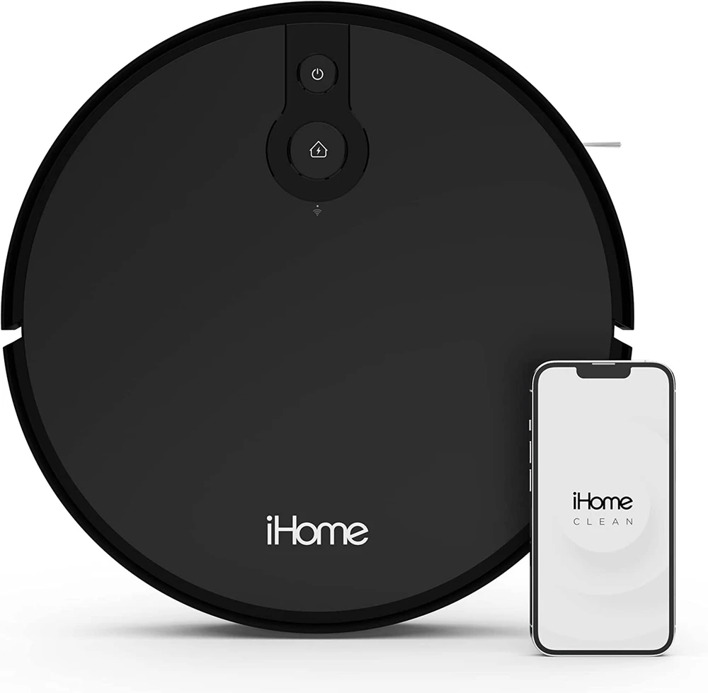 iHome iHRV10Y-BLK AutoVac Eclipse Robotas Dulkių Siurblys, Juodas