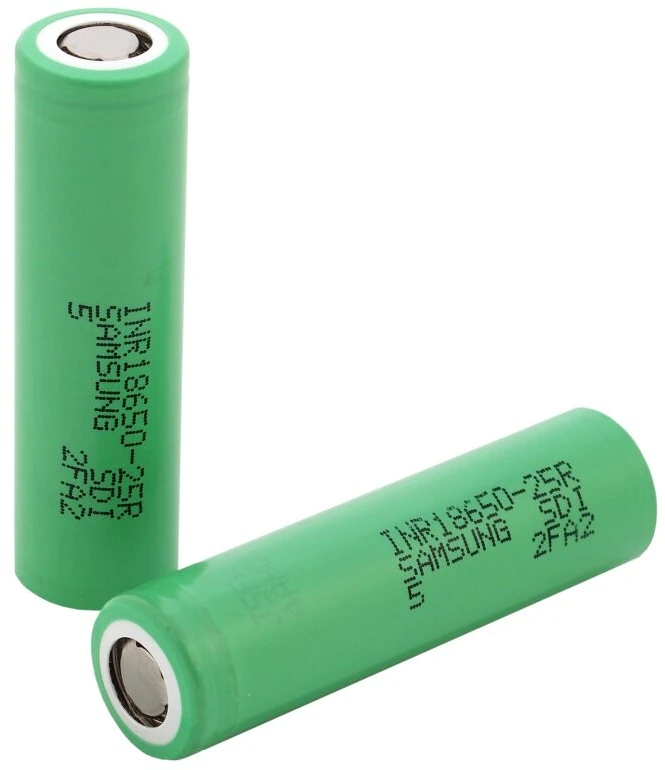 Įkraunama Baterija - Samsung INR18650-25R 2 Vnt. 2 500 mAh 20 A