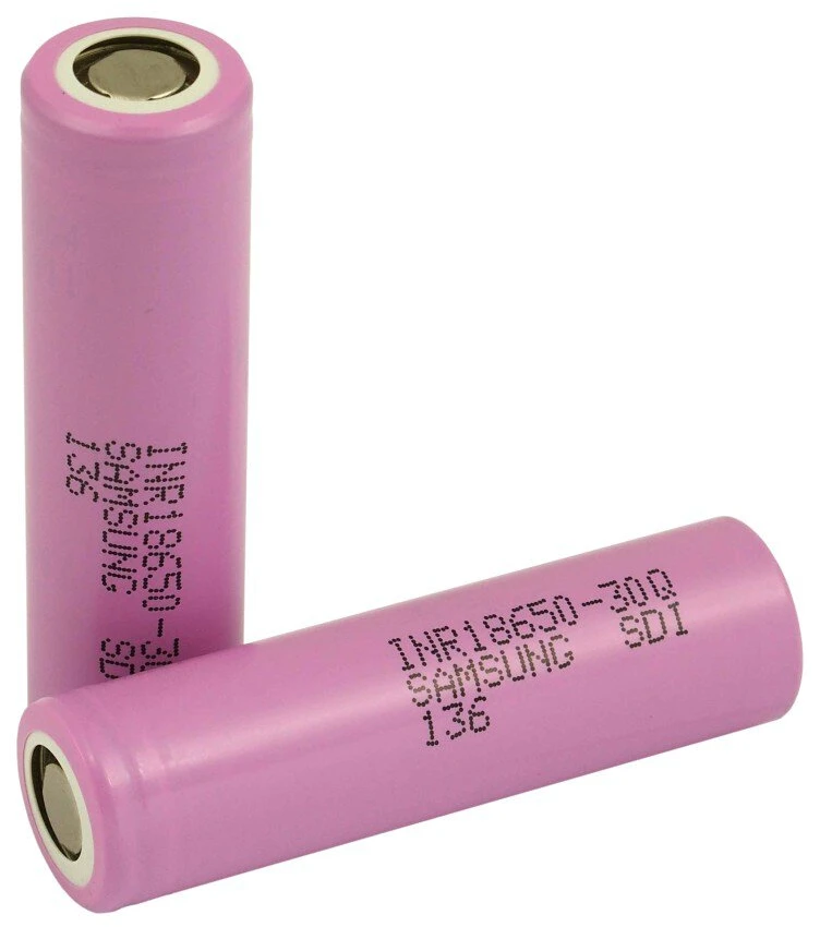 Įkraunama Baterija - Samsung INR18650-30Q 2 Vnt. 3 000 mAh 20 A