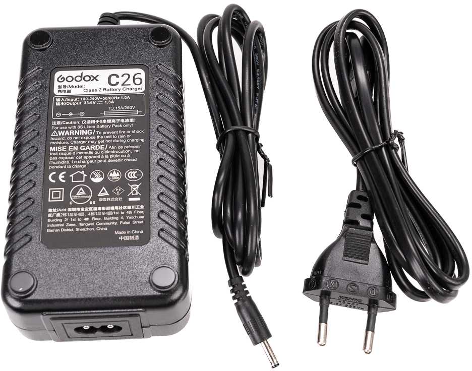 Įkroviklis - Godox C26 įkroviklis WB26 akumuliatoriui AD600 Pro serijai