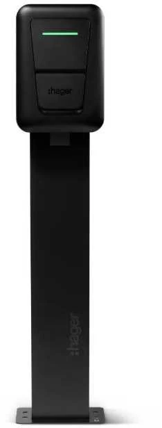 EVCS Hager witty one 11kW 3f RFID Bluetooth charging station with T2 socket