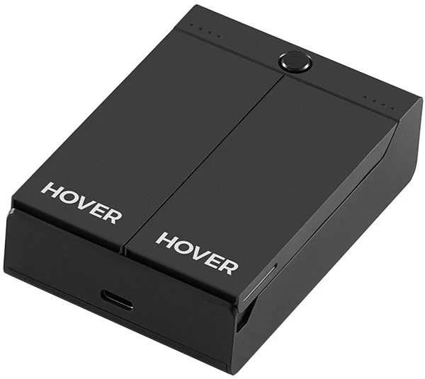 Įkroviklis - HoverAir Dviejų Baterijų Juodas