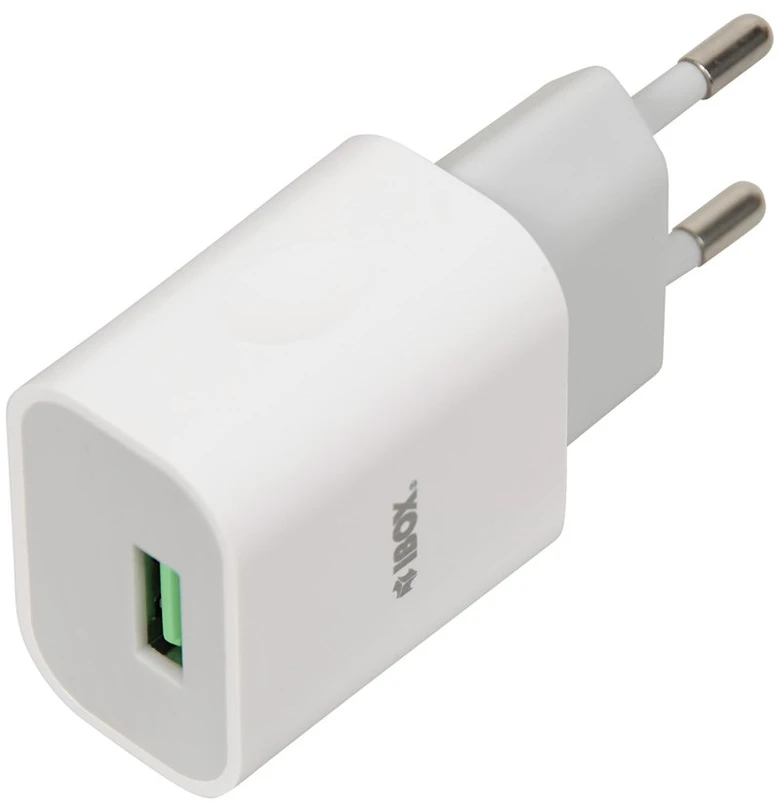 Maitinimo pakrovėjas iBOX C-41 USB 2A, 1 USB prievadas, microUSB laidas, Baltas