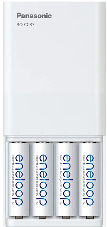Įkroviklis Panasonic ENELOOP K-KJ87MCD40USB, 2,25 V; +(4xAA)