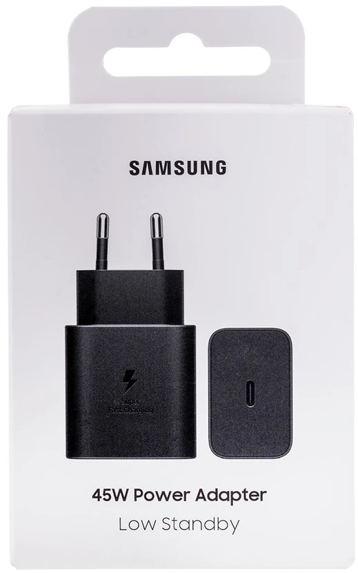 Samsung PD 45W Type-C sieninis pakrovėjas (be laido) Juodas