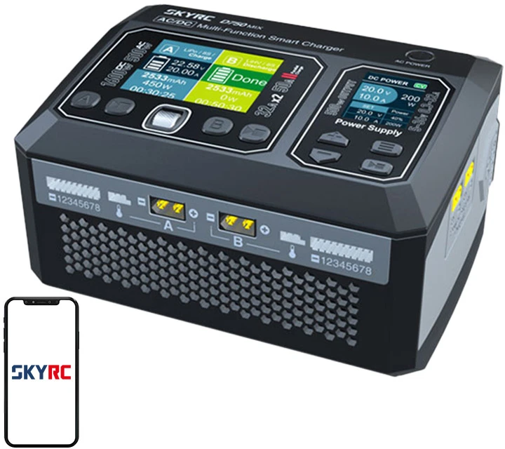 „SkyRC D750 MIX“ įkroviklis