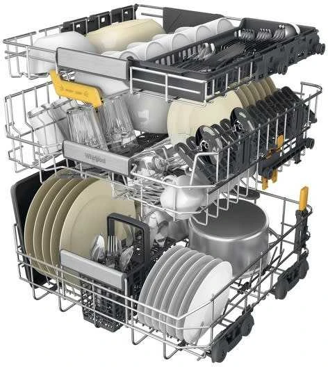 Įmontuojama Indaplovė - WHIRLPOOL W8I HT58 TS MaxiSpace 14 Indų Vietų