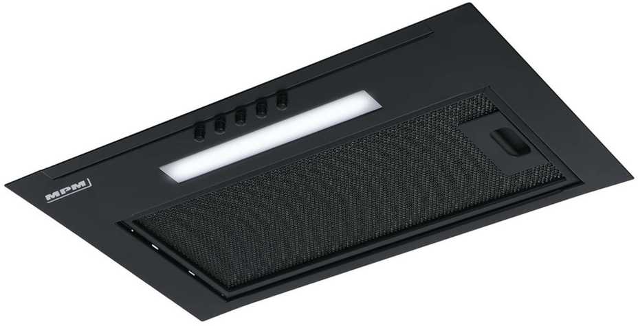 Įmontuojamas gartraukis MPM-45-OW-05, Juodos spalvos