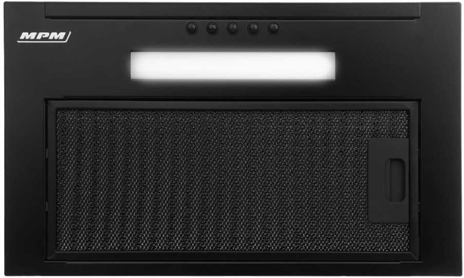 Įmontuojamas gartraukis MPM-45-OW-05, Juodos spalvos