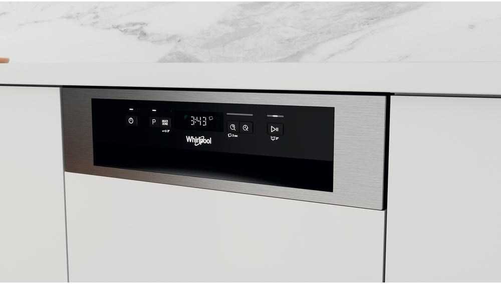 Indaplovė - Whirlpool WSBC 3M27 X Po Stalviršiu 10 Indų Komplektų E