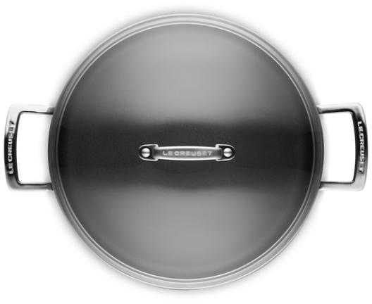 Indų Rinkinys - Le Creuset Patvarus Nelipnus Sautėjus 28cm su Stiklo Dangčiu