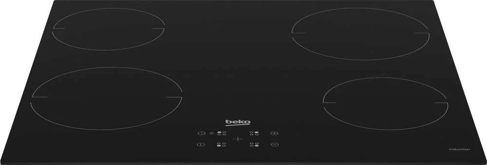 Kaitlentė - Beko HII64401QT 60 cm 4 Zonos Jutiklinis Valdymas Juoda