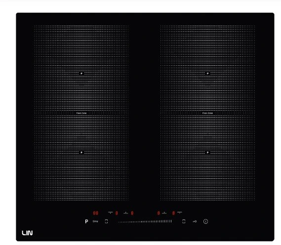 Indukcinė Kaitlentė - LIN LI-B47222 7200W 4 Zonos, Juoda