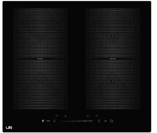 Indukcinė Kaitlentė - LIN LI-B47222 7200W 4 Zonos, Juoda