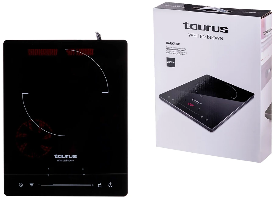 Laisvai pastatoma indukcinė kaitlentė „Taurus Darkfire“