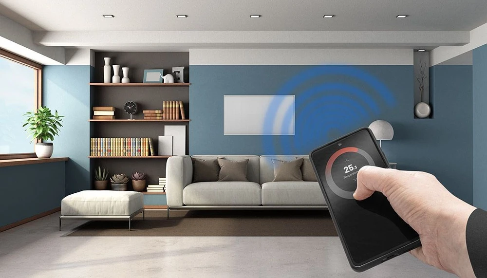 Infraraudonųjų spindulių Šildymo Panelė - NEO TOOLS 600 W Wi‑Fi Balta