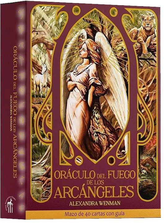 Arkangelų ugnies orakulo kortos, ispanų k., su vadovu – Inner Traditions