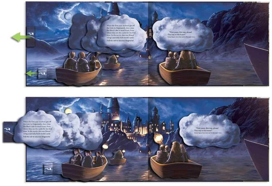 Insight Editions Knyga - Harry Potterio Kelionė į Hogvartsą Interaktyvi 12 Puslapių 31x21.5 cm