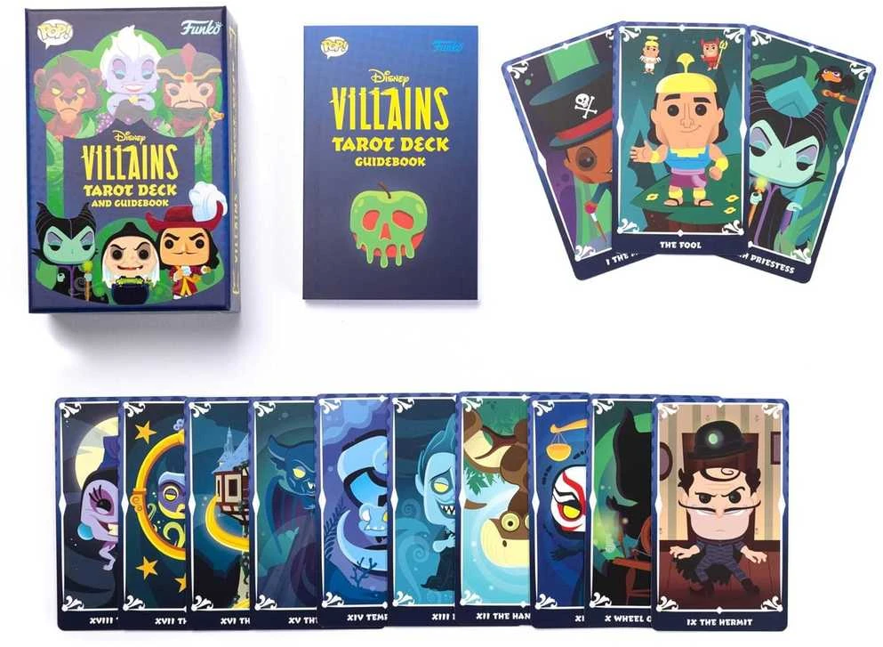 Insight Editions Disney piktadariai taro kaladė – 78 kortos ir iliustruotas vadovas