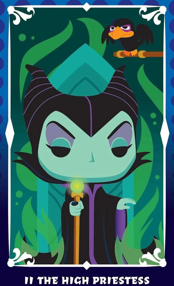 Insight Editions Disney piktadariai taro kaladė – 78 kortos ir iliustruotas vadovas