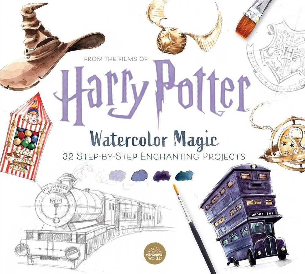Dėlionė Insight Editions Meno Knyga - Harry Potter Akvarelės Magija: 32 Žingsnis po Žingsnio Projektai
