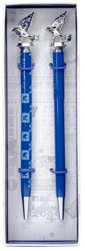 Insight Editions Rašymo Rinkinys - Harry Potter Ravenclaw Rašiklis ir Mechaninis Pieštukas Dovanų Dėžutė