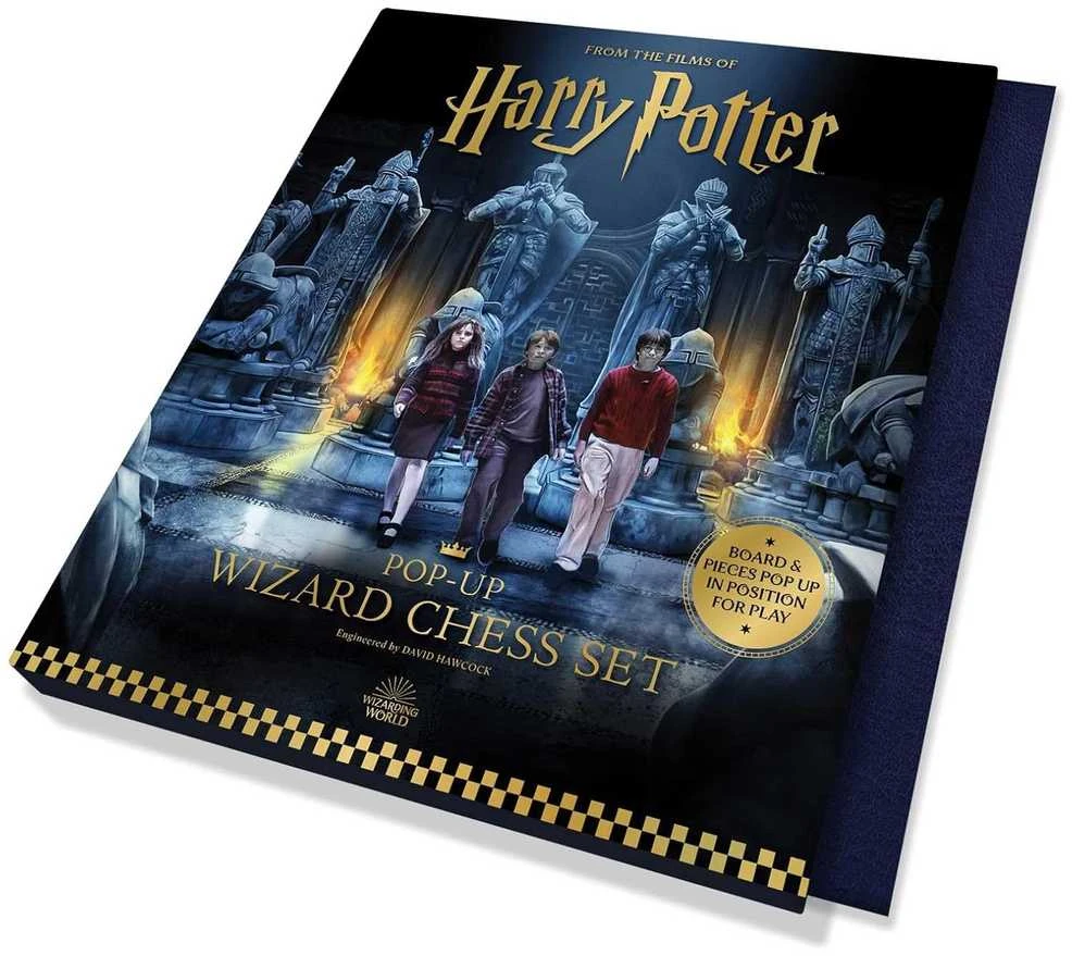 Insight Editions Šachmatų Rinkinys - Harry Potter Iššokantis Būrėjų Šachmatų Rinkinys 28 x 33 x 2.5 cm