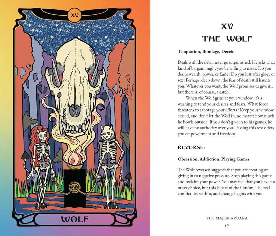 Insight Editions Grateful Dead taro kaladė su vadovu – 78 kortos, oficiali kolekcinė