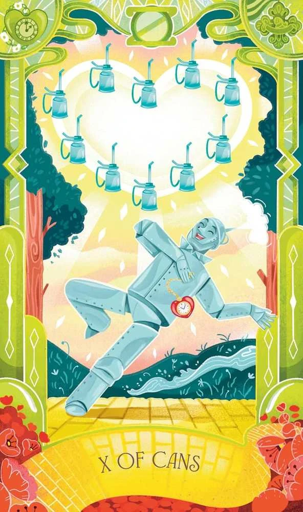 Insight Editions Taro kortų rinkinys - Wizard of Oz 78 Kortų Instrukcijų Knyga Dekoratyvi Dėžutė