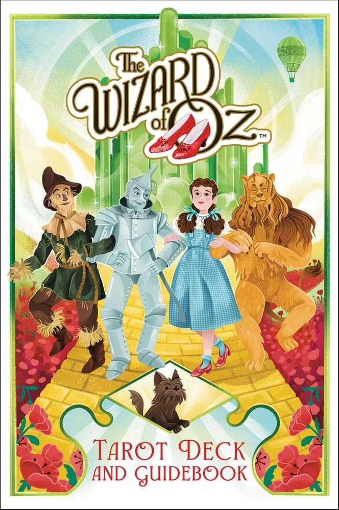 Insight Editions Taro kortų rinkinys - Wizard of Oz 78 Kortų Instrukcijų Knyga Dekoratyvi Dėžutė