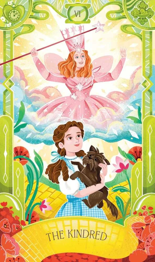 Insight Editions Taro kortų rinkinys - Wizard of Oz 78 Kortų Instrukcijų Knyga Dekoratyvi Dėžutė