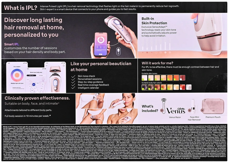 Braun Skin i·expert Pro 7 PL7432 IPL rožinė