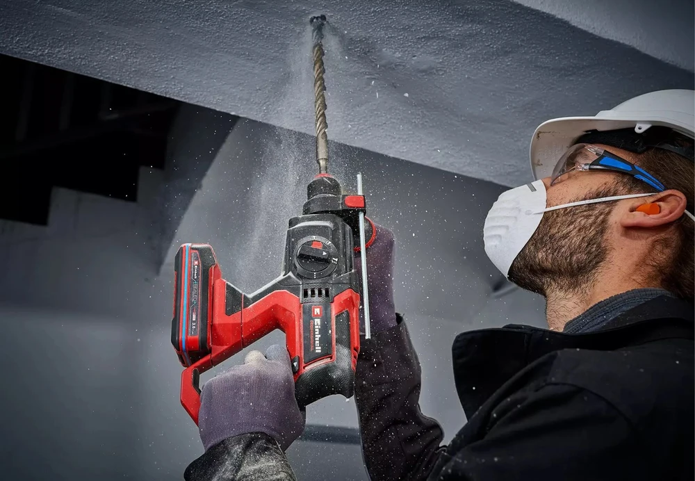 Akumuliatorinis perforatorius Einhell TP-HD 18/22 D Li BL - Solo; 2,3 J; SDS-plus; 18 V (be akumuliatoriaus ir pakrovėjo)