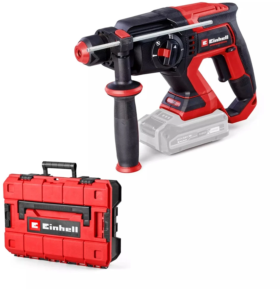 Akumuliatorinis perforatorius Einhell TP-HD 18/22 D Li BL - Solo; 2,3 J; SDS-plus; 18 V (be akumuliatoriaus ir pakrovėjo)