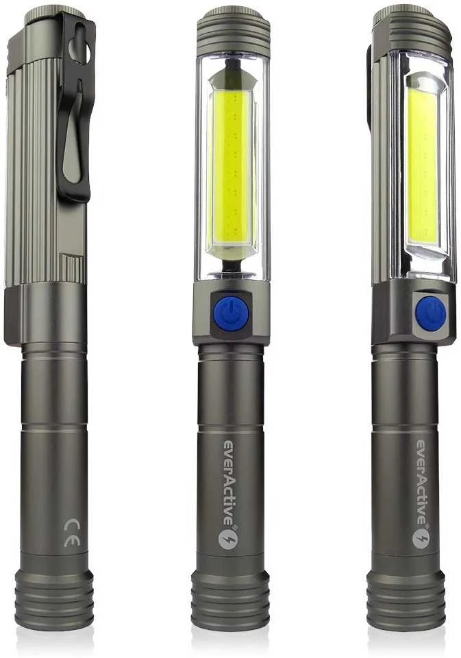 Darbinis Žibintas - everActive WL-600R Įkraunamas LED Žibintuvėlis