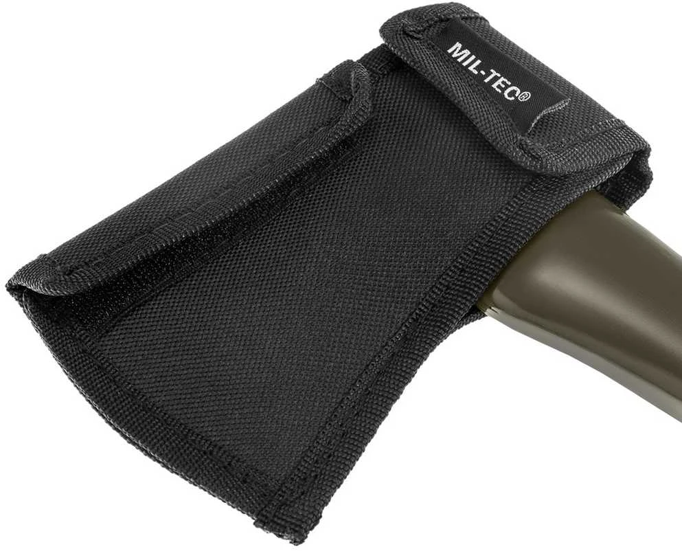 Plieninis kirvis su dėklu MIL-TEC - tamsiai žalias