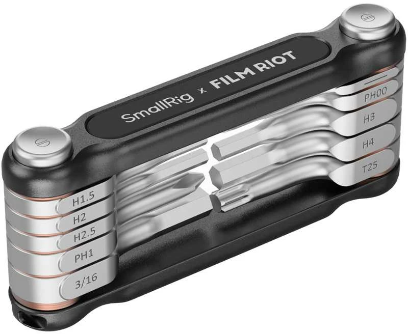 SmallRig 4375 x FILM RIOT 10-in-1 Folding Wrench Set with Multiple Angle Positioning Juodas