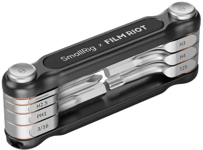 SmallRig 4374 x FILM RIOT 7-in-1 Folding Wrench Set with Multiple Angle Positioning Juodas