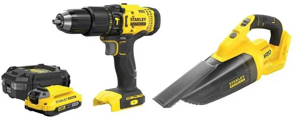 Įrankių rinkinys Stanley SFMCK219D1-QW (SFMCD711+SFMCVH001B); 18 V; 1x2,0 Ah akum.