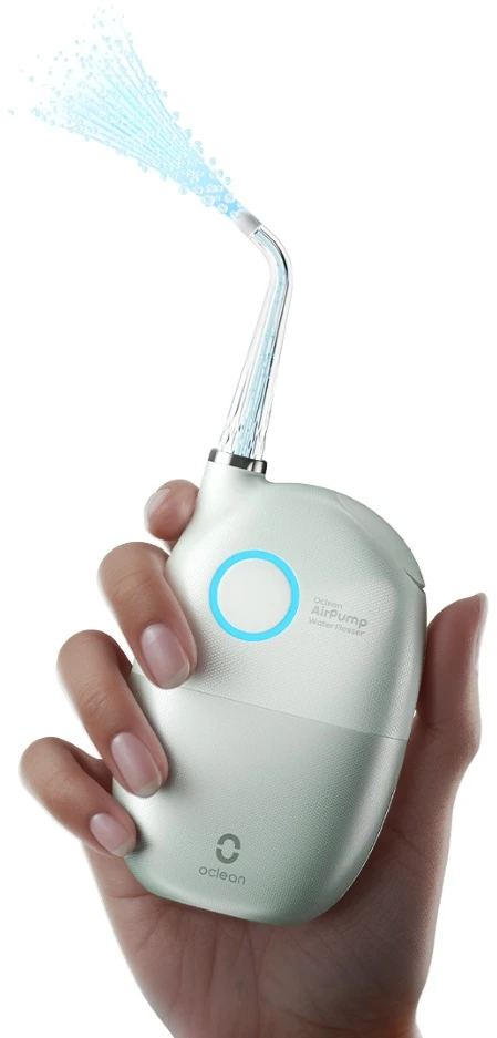 Irigatorius - Oclean A10 Nešiojamas Burnos Drėkintuvas, 3 Režimai, Oro Siurbimo Technologija, Žalia